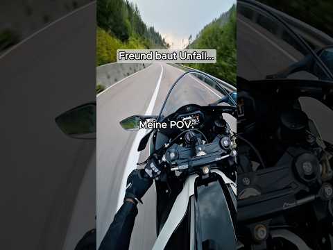 Ich habe hin null wahrgenommen 😭 #motorrad #unfall