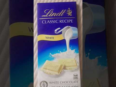 Unboxing Lindt white chocolate//#shorts