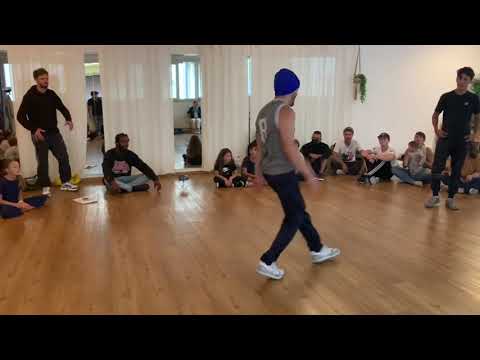 Battles exhibición bboy arex VS bboy giuliano