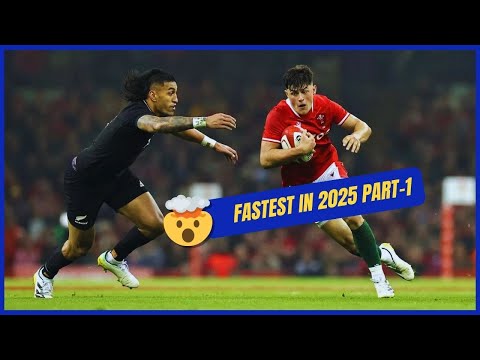 Fastest Rugby Players in the World 2025 – Unbelievable Speed on the Field (Part 1)