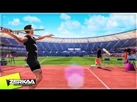 100 METRE GOLD JAVELIN WORLD RECORD! (London 2012)