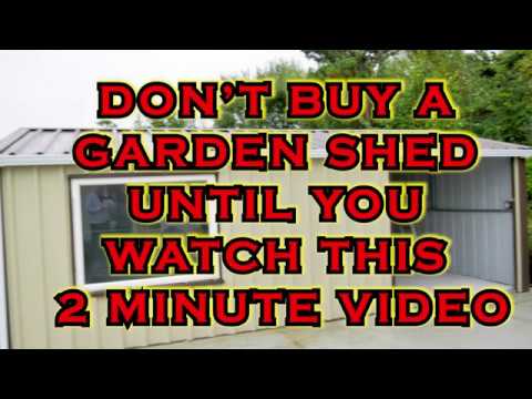 Insider secrets about steel and metal garden sheds