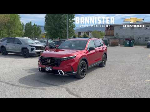 2024 Honda CR-V Hybrid Touring AWD in Red for sale at Bannister Chevrolet Penticton in Penticton, BC