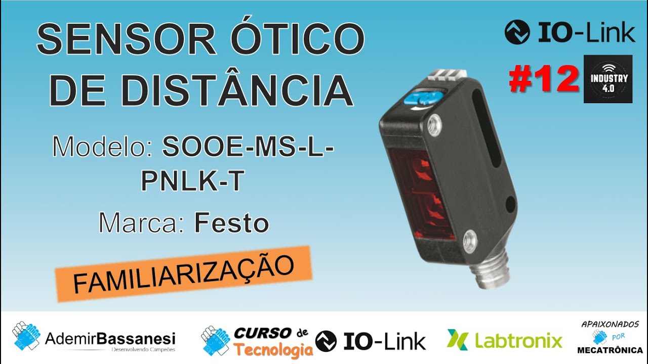 SENSOR ÓTICO DE DISTÂNCIA SOOE MS - FESTO - FAMILIARIZAÇÃO