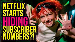 Netflix Has PEAKED! They're HIDING Subscriber Numbers Now?!
