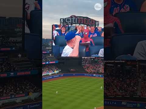 J.K. Simmons runs into Spider-Man. See how he reacted in viral clip.