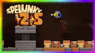 FREEZE RAY WORKS! | Spelunky 2.5 | Part 22