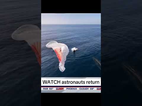 Video | Watch SpaceX astronauts splashdown