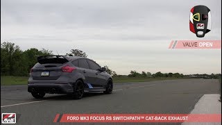 AWE Ford Mk3 Focus RS SwitchPath™ Cat-back Exhaust