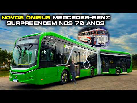 🚌EXCLUSIVO: Veja NOVO ÔNIBUS Mercedes-Benz eCity (e LANÇAMENTOS Urbanos, Elétricos e Rodoviários)