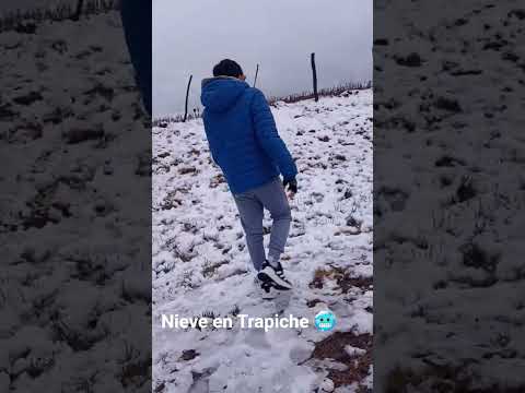 Trapiche, San Luis Arg. #nieve #snow #invierno #angelitos