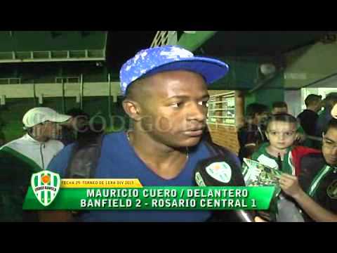 MAURICIO CUERO BANFIELD 2 ROSARIO CENTRAL 1 FECHA 29 1 11 2015