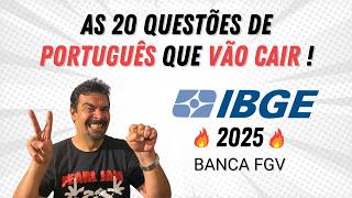 Quer ser aprovado no IBGE 2025? Acerte essas 20 questões de Português