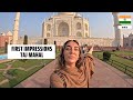 First Time Visiting Taj Mahal and trying Bedai Puri