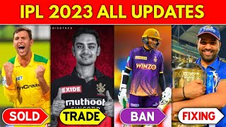 IPL 2023 Latest Updates - RR-CSK Trade Reveal, MI Good News, KKR Trouble, RR New Number 5