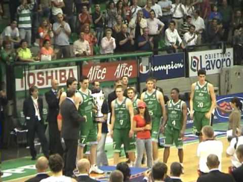 Premiazione Supercoppa Italiana 2006 Benetton Basket Treviso