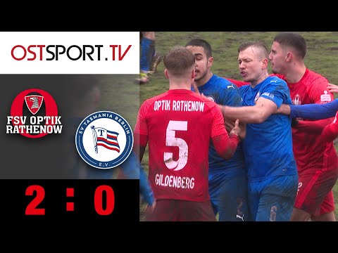 WASSERSCHLACHT von Rathenow! Optik Rathenow - Tasmania Berlin 2:0 | Regionalliga Nordost