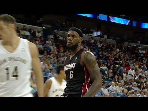 LeBron James Full Highlights at Pelicans - 27 PTS 2 BLK (2013.10.23) (NBA PRESEASON)