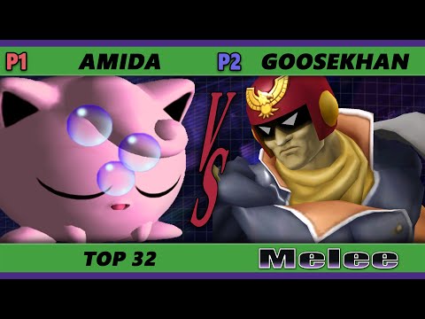 S@X 399 Online Top 32 - Amida (Jigglypuff) Vs. Goosekhan (Captain Falcon) Smash Melee - SSBM