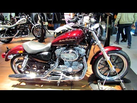 2014 Harley-Davidson Sportster XL883L Superlow Walkaround - 2013 EICMA Milan Motorcycle Exibition