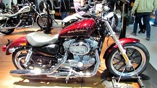 2014 Harley-Davidson Sportster XL883L Superlow Walkaround - 2013 EICMA Milan Motorcycle Exibition