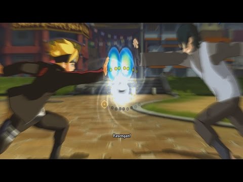 Naruto Ninja Storm 4 Road to Boruto PC MOD 60 FPS - Boruto vs Adult Sasuke Rasengan Boss Fight 1080p