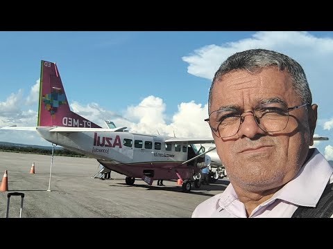 APROXIMAÇÃO E POUSO EM BARRA DO GARÇAS MT NO CESSNA CARAVAN DA AZUL