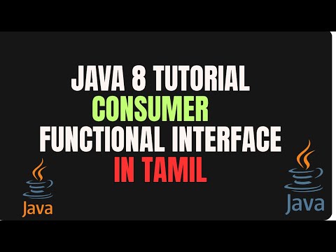 What Is Consumer Functional Interface In Java 8 Java 8 Tamil Tutorial