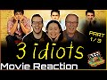 3 IDIOTS Movie Reaction Part 1 | Aamir Khan | Madhavan | Boman Irani | Kareena Kapoor