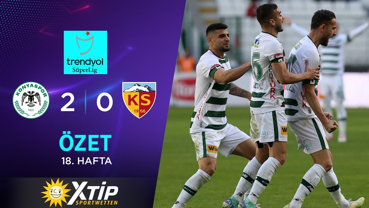 Konyaspor vs Kayserispor highlights