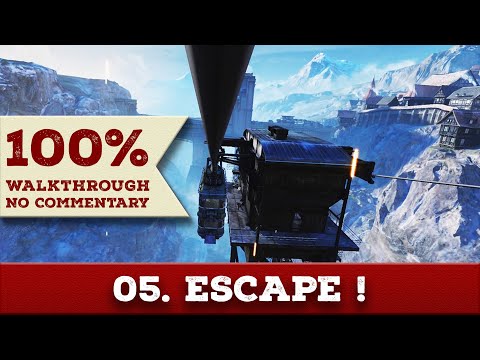 Wolfenstein: The Old Blood Walkthrough (Über difficulty,All Collectibles) part5 ESCAPE!
