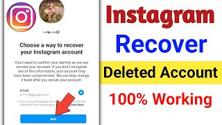 How to Recover Deleted Instagram Account (New Update) How to Get Back Instagram Deleted Account