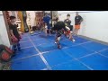 little girl kicks out to a nut's kid and gone wrong