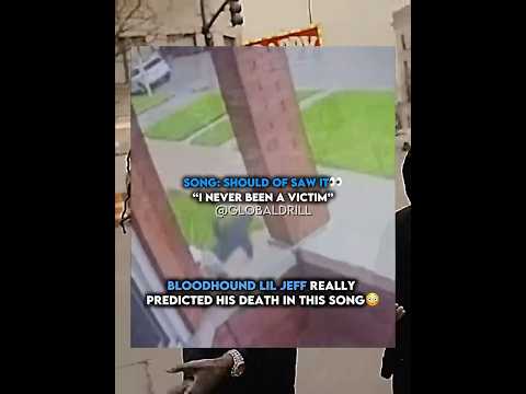 Bloodhound Lil Jeff Really Predicted His Death In This Song😳 #bloodhoundliljeff #chicago #drill