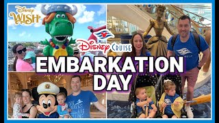 DISNEY CRUISE EMBARKATION DAY IN UNDER 10 MINUTES | Our First Time on the Disney Wish
