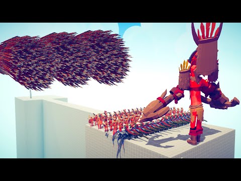 100x TRIBAL DLC UNITS & GIANT vs EVERY GOD - Totally Accurate Battle Simulator TABS
