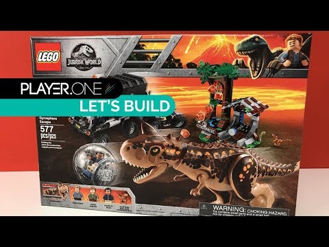 PlayerOne Let's Build Lego Jurassic World Carnotaurus Gyrosphere Escape Playset 75929