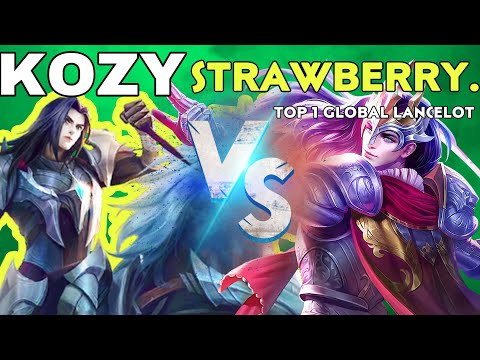 KOZY LEOMORD VS TOP 1 GLOBAL LANCELOT ! MANIAAAC !!! | TNM SQUAD VS STRAWBERRY SQUAD GAMEPLAY