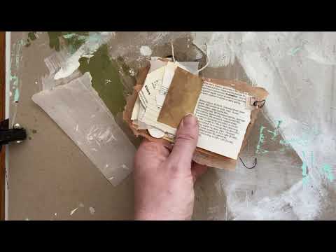 ATC artist trading cards and teeny tiny mini junk journal