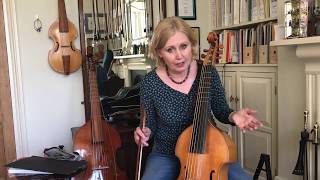 How to change a viol string with Jacqui