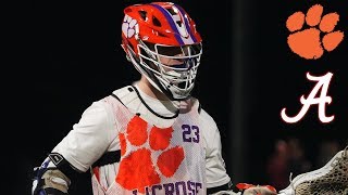 Clemson vs Alabama 2019 MCLA Lacrosse Highlights