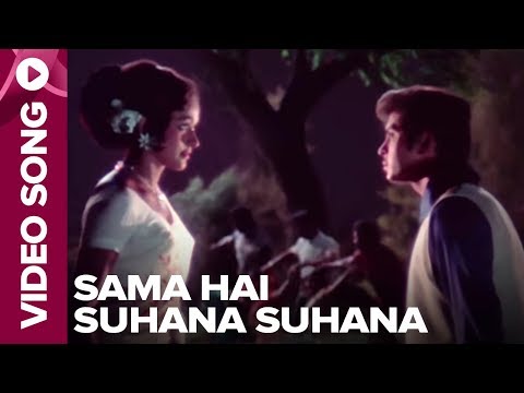 Sama Hai Suhana Suhana (Video Song) - Ghar Ghar Ki Kahaani - Rakesh Roshan, Jalal Agha