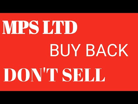 MPS Share Buyback | 18 12 2021 | DONT 'T SELL | Investor Education | Pyramid Premium |