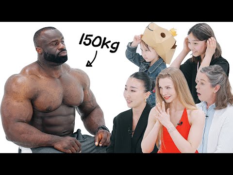 Women Of All Ages React to the most muscular man in the World