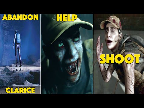 House of Ashes - ABANDON Clarice or HELP or SHOOT Clarice (All Choices) The Dark Pictures Anthology