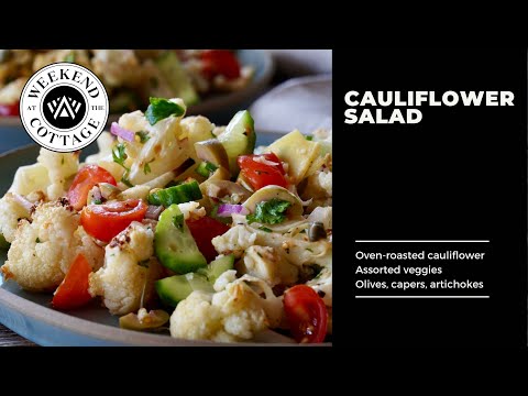 Mediterranean Cauliflower Salad | Healthy & Easy To Make!