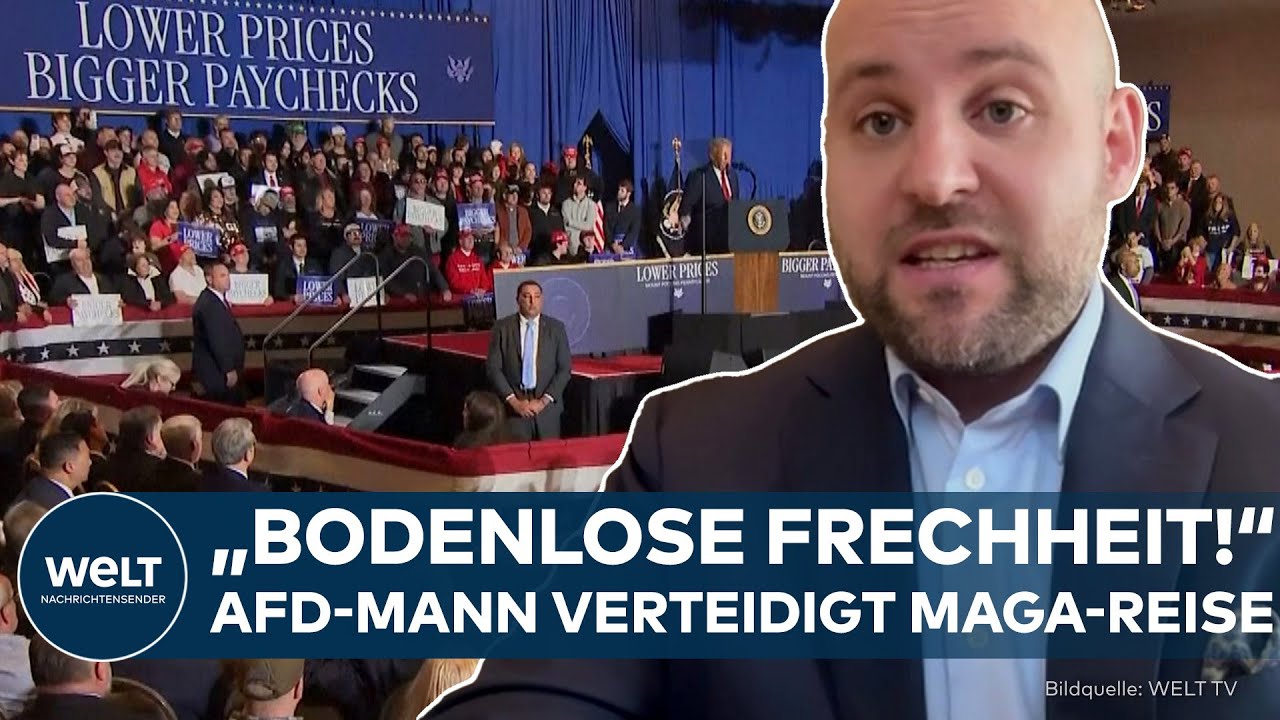AFD: „Bodenlose Frechheit!“ – AfD-Mann verteidigt MAGA-Reise!