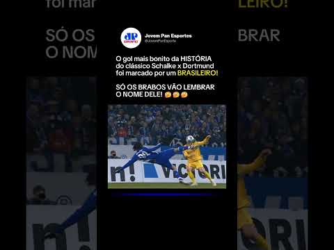 ELE MARCOU O GOL MAIS BONITO DA HISTÓRIA DO CLÁSSICO SCHALKE 04 X BORUSSIA DORTMUND E É BRASILEIRO!