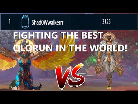 I FOUGHT THE BEST OLORUN IN THE WORLD WITH _____ - Grandmasters Ranked 1v1 Duel - SMITE