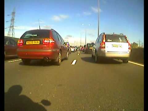 Why did the M25 back up this morning